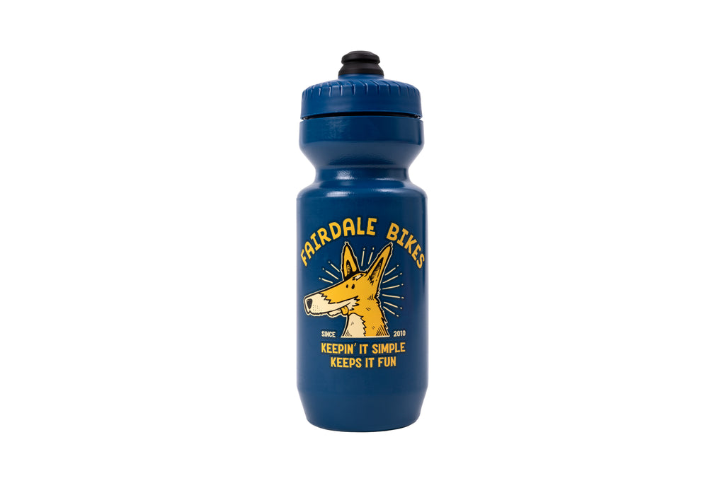 Fairdale Simple Monty Purist Bottle (22oz Navy/Yellow)