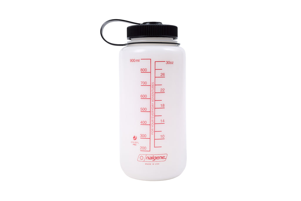 Odyssey Half-Monogram 32oz. Nalgene® Wide Mouth Bottle (Semi-Translucent White)