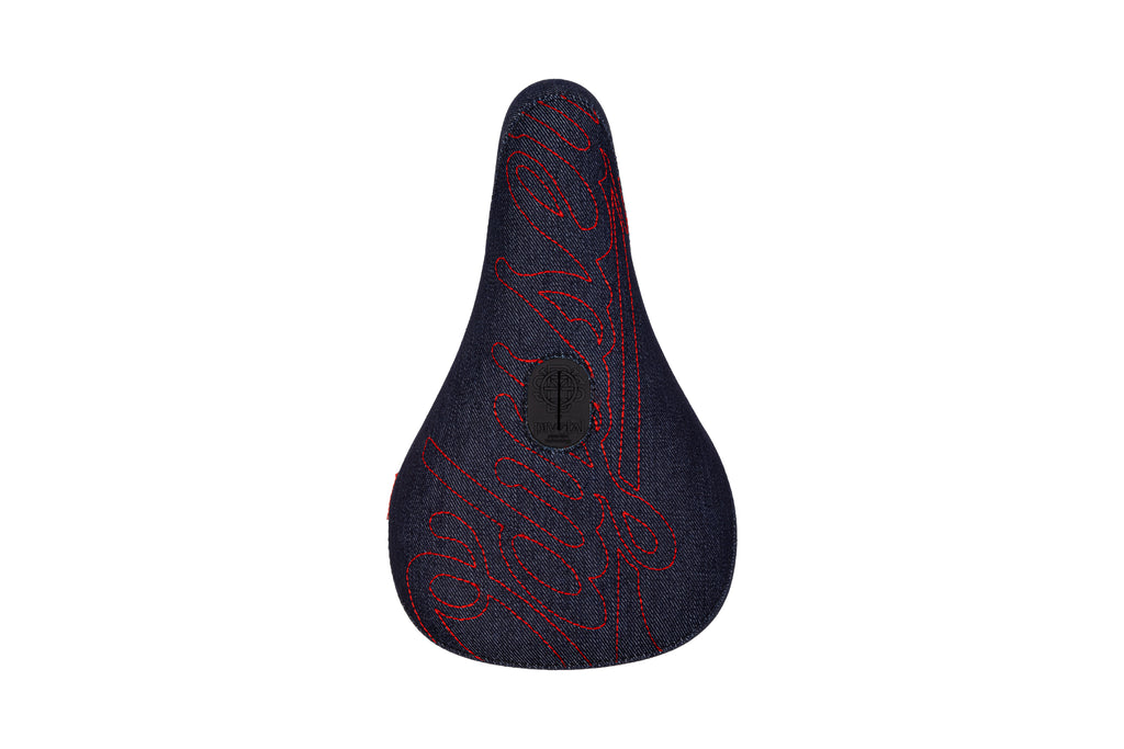 Odyssey Big Stitch Fat/Slim Seats (Denim with Red Embroidery)