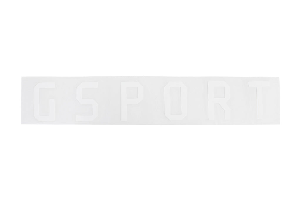 GSport Rim Sticker - Die-Cut (White)