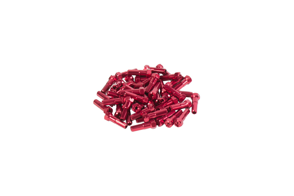 GSport Taper-Hex Nipples (Anodized Red)