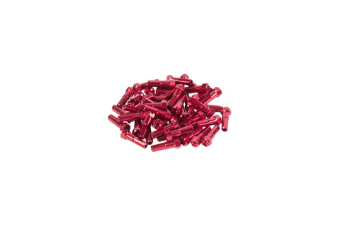 GSport Taper-Hex Nipples (Anodized Red)