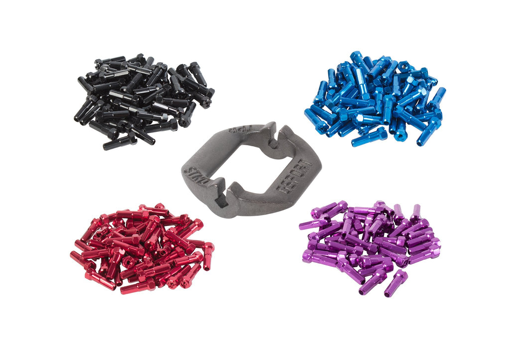 GSport Taper-Hex Nipples (Anodized Purple)