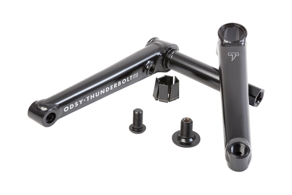 Odyssey Thunderbolt BMX Cranks (Rustproof Black) | Full
