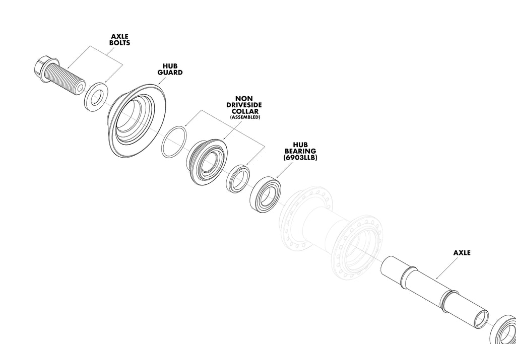 Odyssey Antigram Cassette Hub Parts (v1/v2)