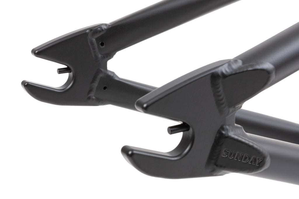 Sunday Darkwave Frame (Matte Black w/Shark Stickers)
