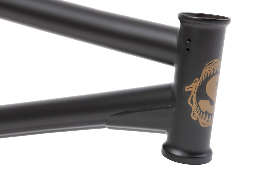 Sunday Darkwave Frame (Matte Black w/Shark Stickers)