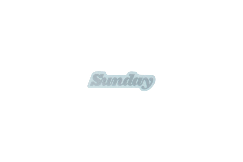 Sunday Completes Bike Stickers (Silver)