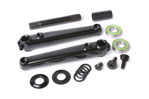 Sunday Saker v2 Cranks (Black w/Mid BB)