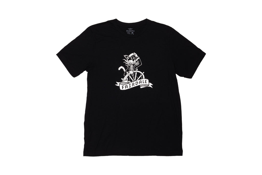 Fairdale Captain Goodship Tee (Black w/ White Ink)