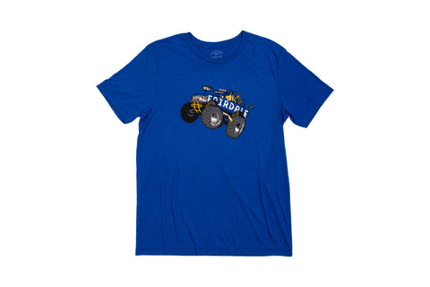 Fairdale Monty Truck Tee (True Royal Blue Tri-blend)