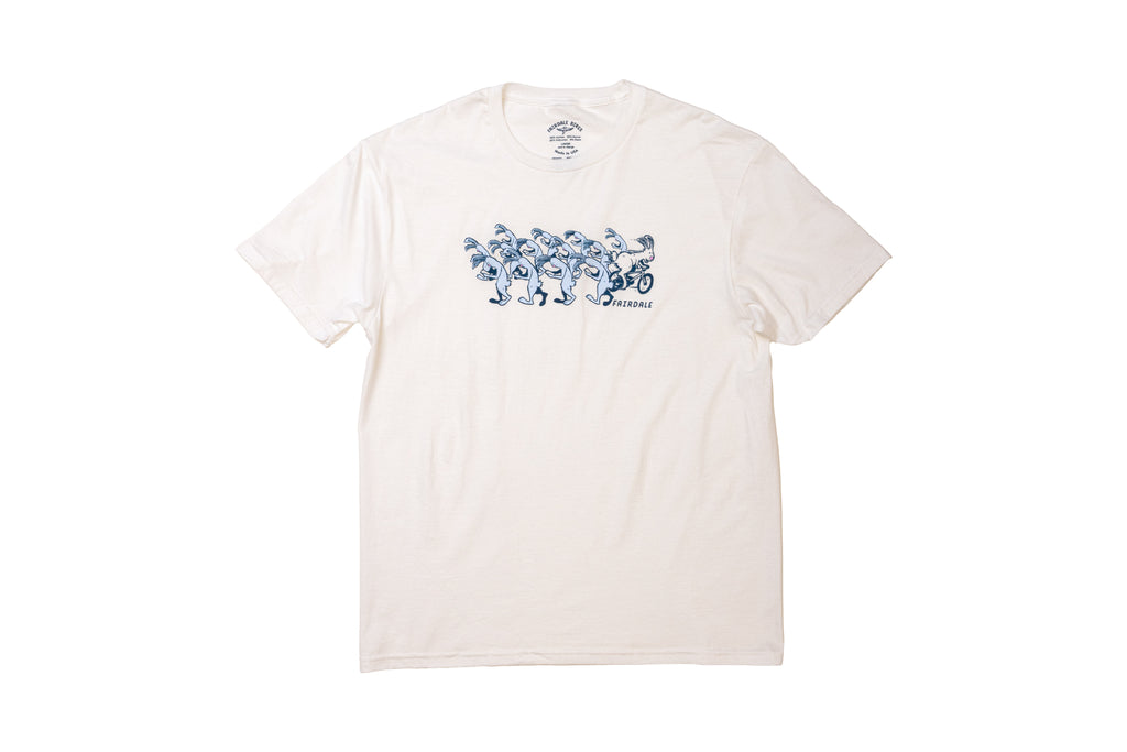 Fairdale Out of Step Tee (Solid White Tri-blend)