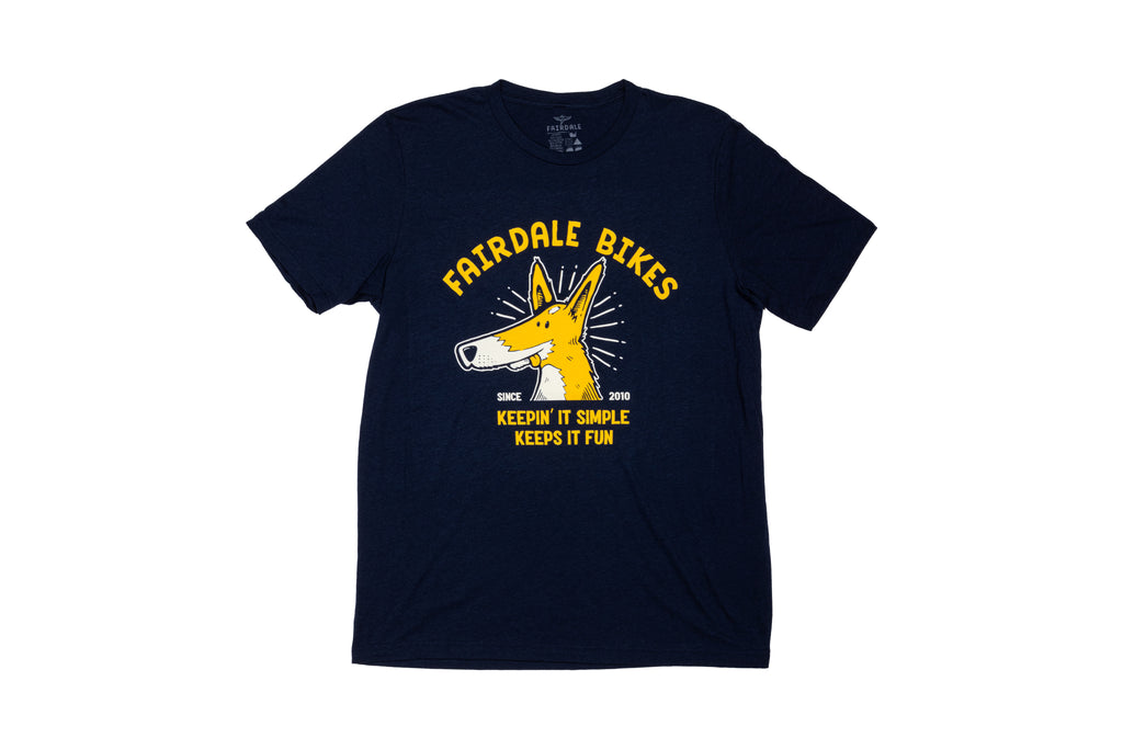 Fairdale Simple Monty Tee (Navy w/ Multicolor Ink)