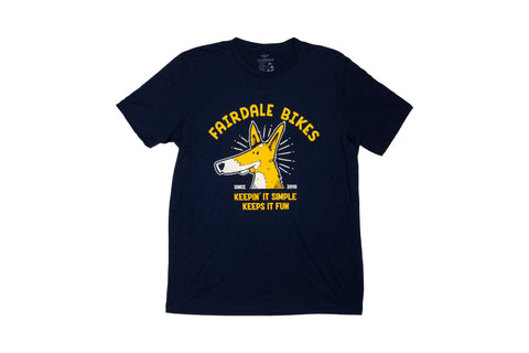 Fairdale Simple Monty Tee (Navy w/ Multicolor Ink)
