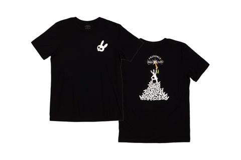 Fairdale Vanquish Tee (Black w/ Skull Colored Skulls)