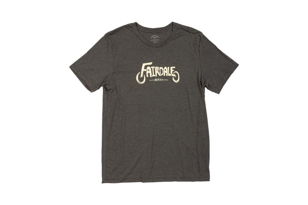 Fairdale Wheels Logo Tee (Heather Military Green Tri-blend w/ Discharge Printing)
