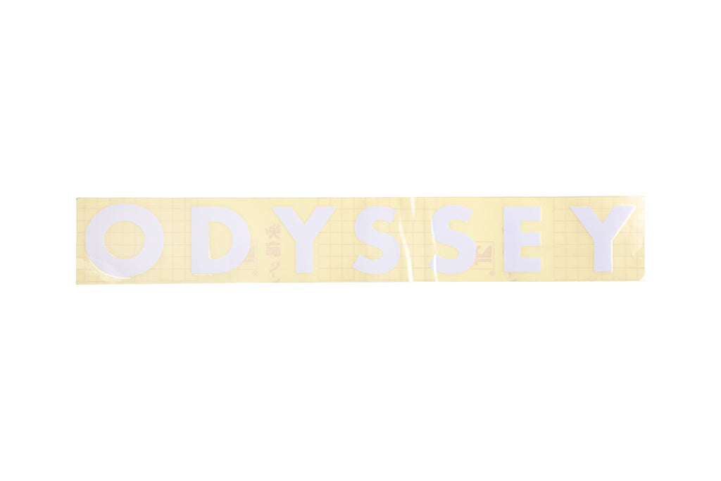 Odyssey Futura Big/Ramp Die-Cut Sticker (White)