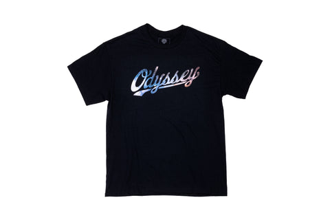 Odyssey Slugger Galaxy Tee (Black w/ Multicolor Ink)