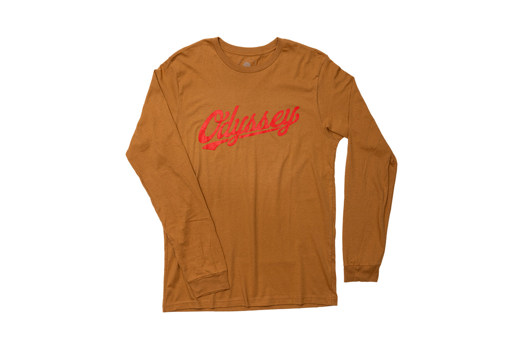 Odyssey Slugger Long Sleeve (Toast with Red Ink)