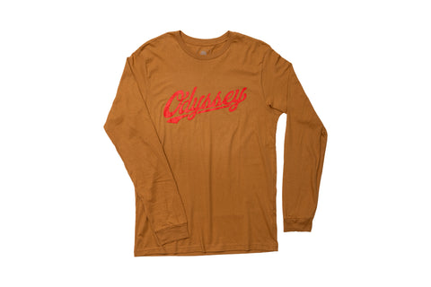 Odyssey Slugger Long Sleeve (Toast with Red Ink)