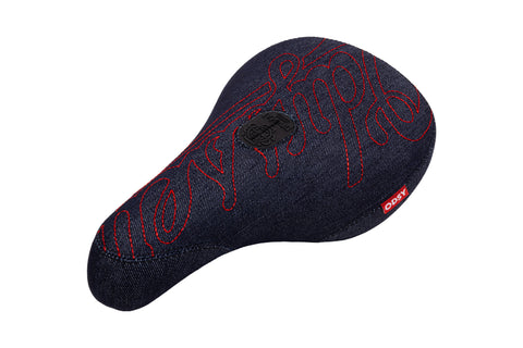 Odyssey Big Stitch Fat/Slim Seats (Denim with Red Embroidery)
