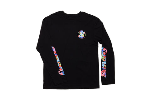 Sunday Scribbles Long Sleeve (Black w/ Color Scribble Ink)