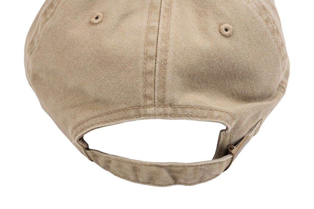 Sunday Badge 6-Panel Unstructured Hat (Tan/Black)