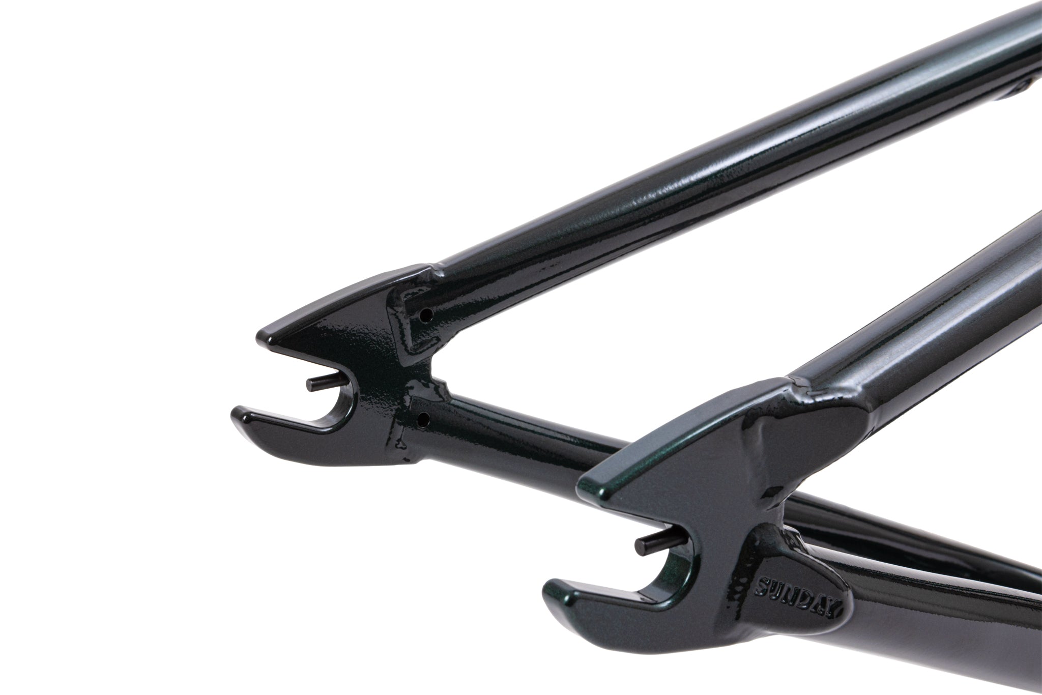 Sunday Silvawave Frame (Metallic Seaweed Green with Brick Stickers