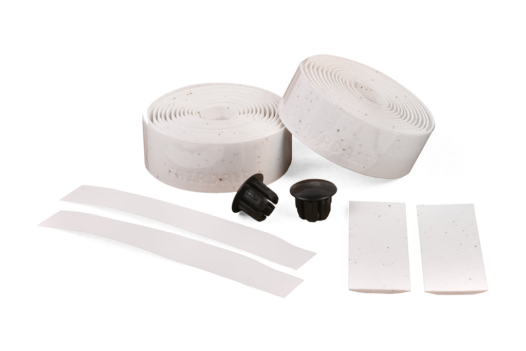 Fairdale Classic Logo Cork Handlebar Tape (White)