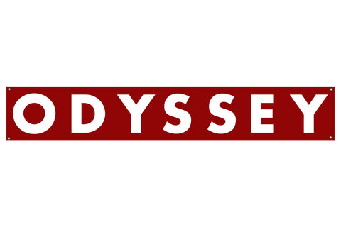 Odyssey Futura Banner (6'x1' Red)