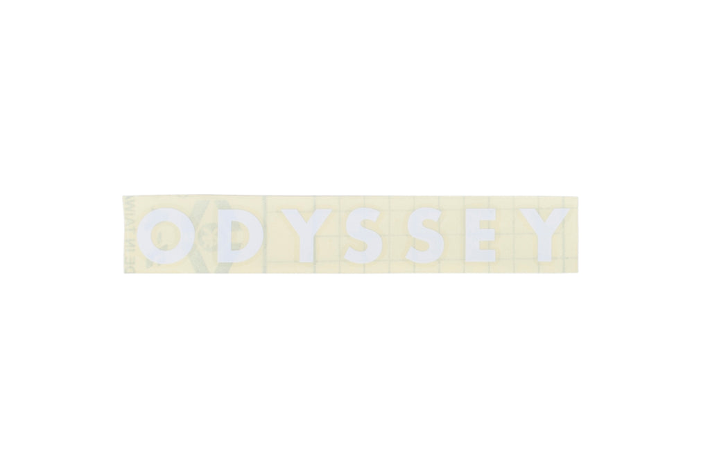 Odyssey Futura Die-Cut Sticker (White)