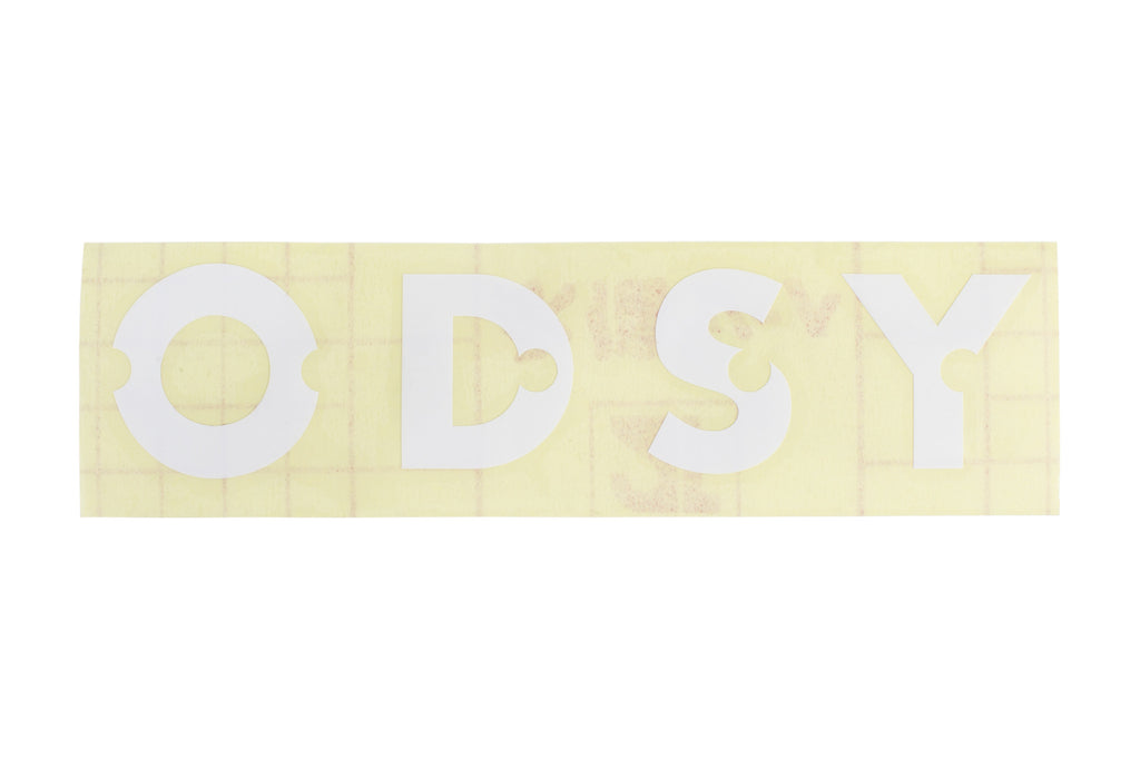 Odyssey Litehouse Rim Sticker - Die Cut Transfer (White)