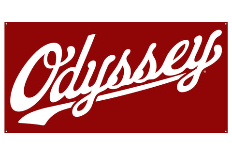 Odyssey Slugger Banner - Red (6' x 3')