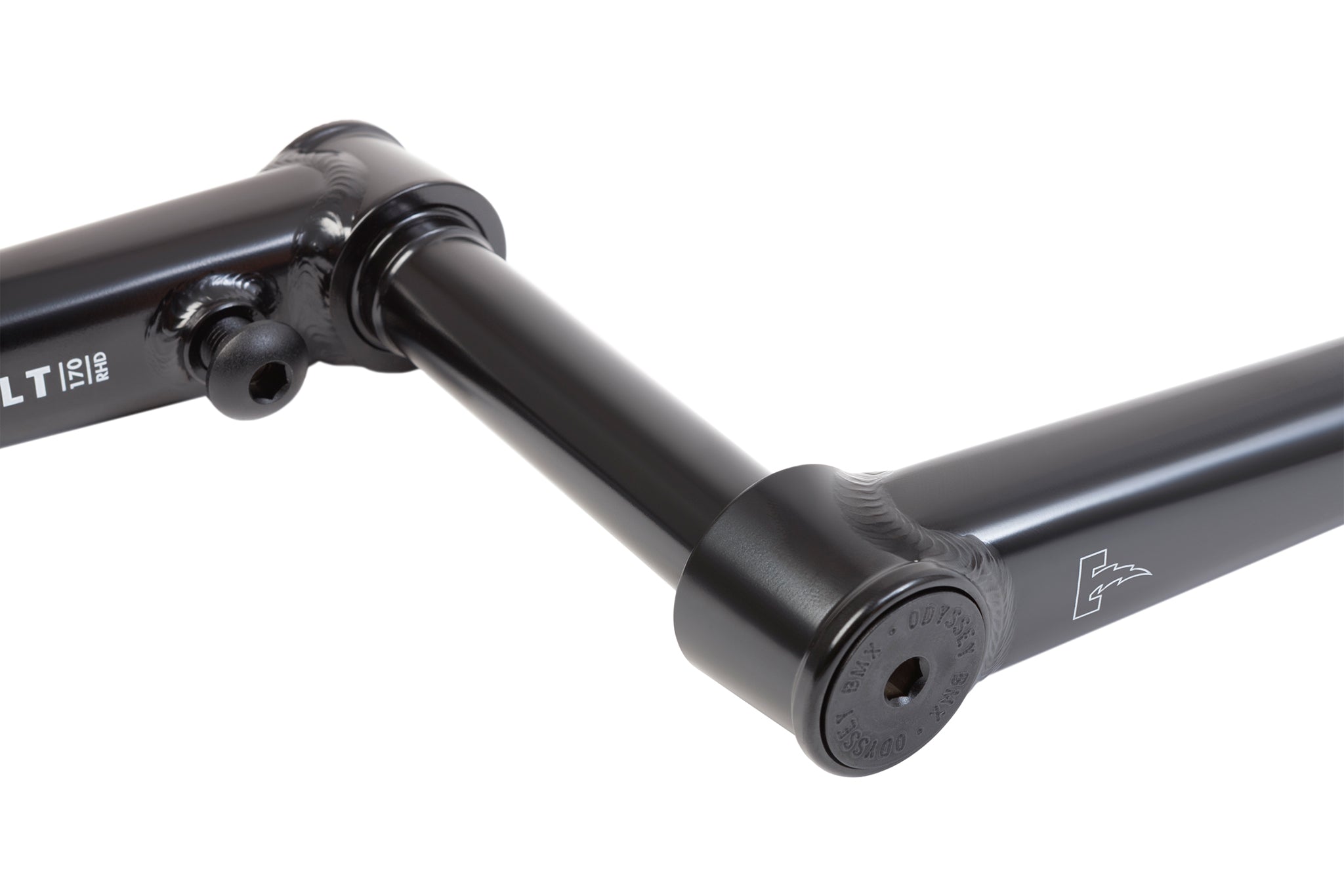 【165mm】Odyssey Thunderbolt ピスト トリック bmx Odyssey Thunderbolt BMX Cranks (Rustproof Black) | Full Factory