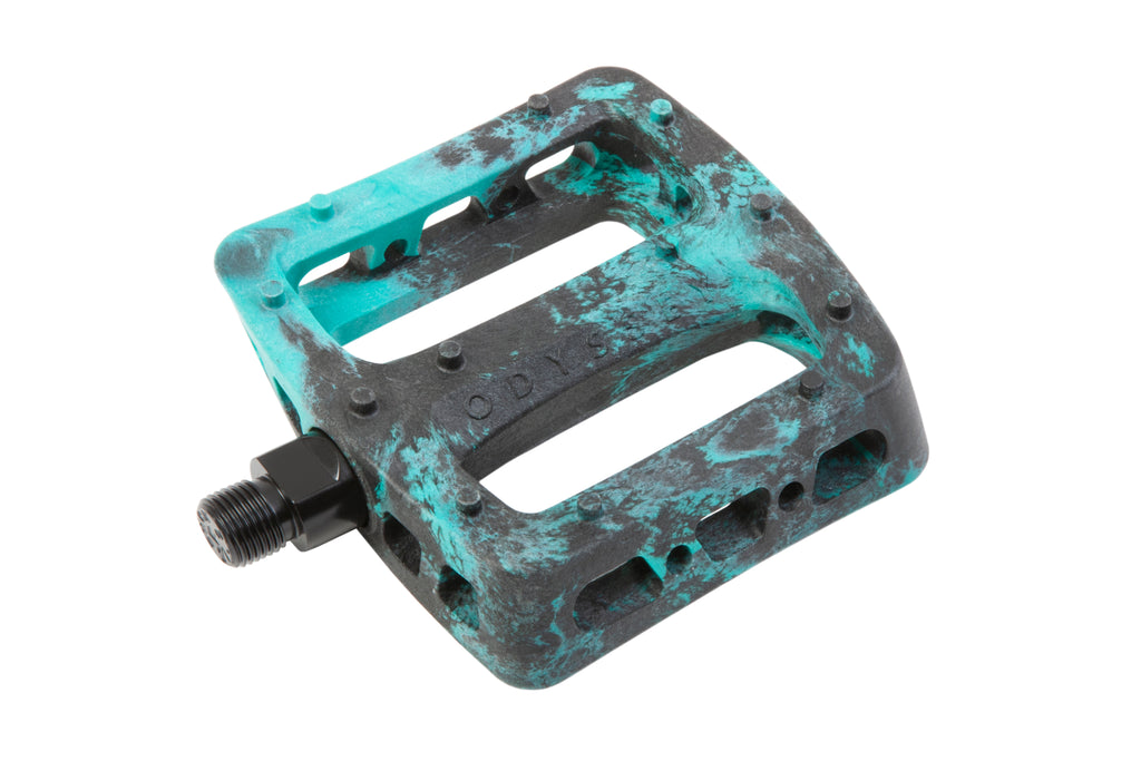 Odyssey Twisted Pro PC Pedals (Billiard Green/Black Swirl)
