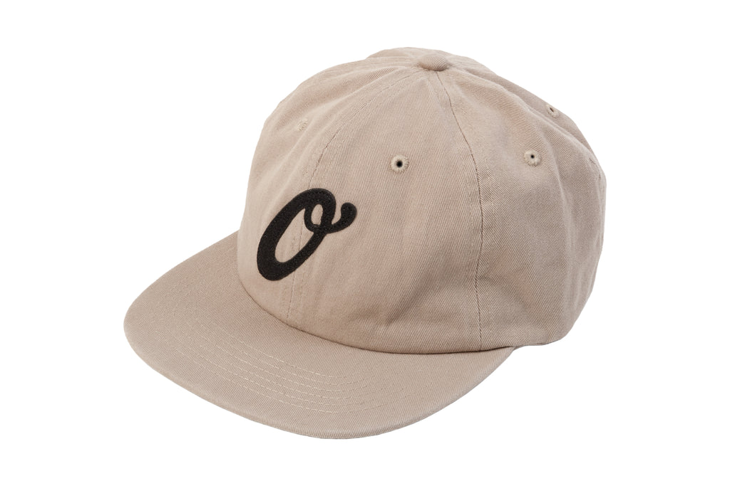 Odyssey Clubhouse Unstructured Hat (Tan with Black Aplique)